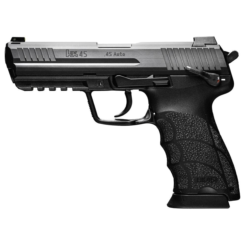 H&K HK45 Handgun .45 Auto 10rd Magazines(2) 4.56" Barrel DA/SA V1 Decocking Lever & Safety