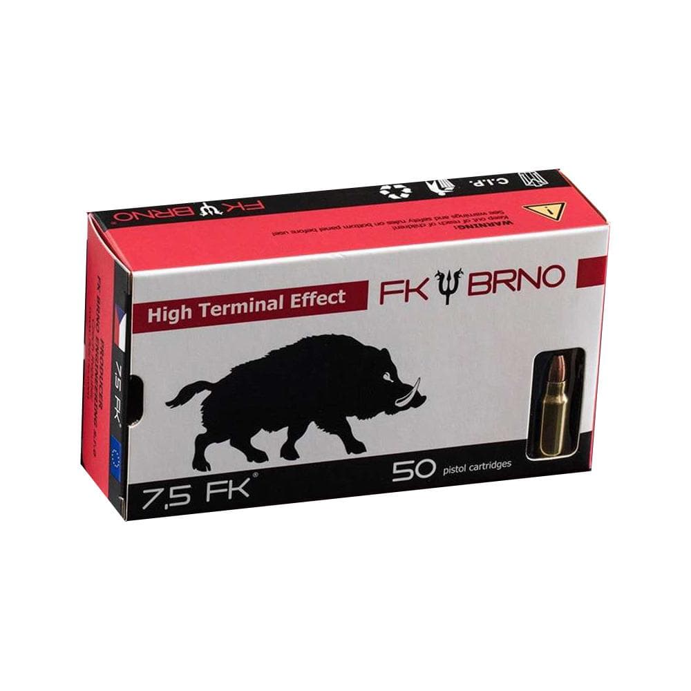 F5 Ammunition 7.5 FK (50/BOX) 95 Grain Copper Nose-Dicarding Hollow Point