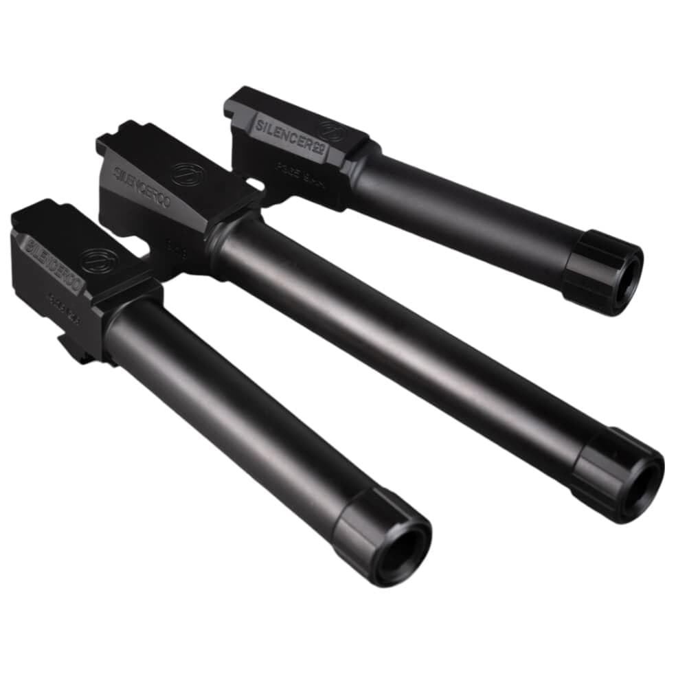 SilencerCo Threaded Barrel for Glock 26 9mm Luger 1/2x28 3.9" Black
