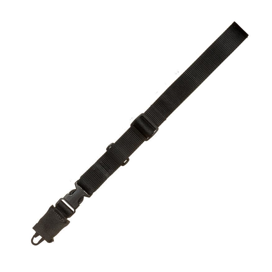 TacShield CQB Single-Point Sling 1.5" Black with HK Snap Hook
