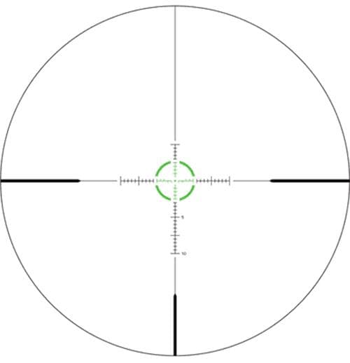 Swampfox Arrowhead LPVO Series Rifle Scope - 1-10x24 30mm SFP Green IR BDC Black