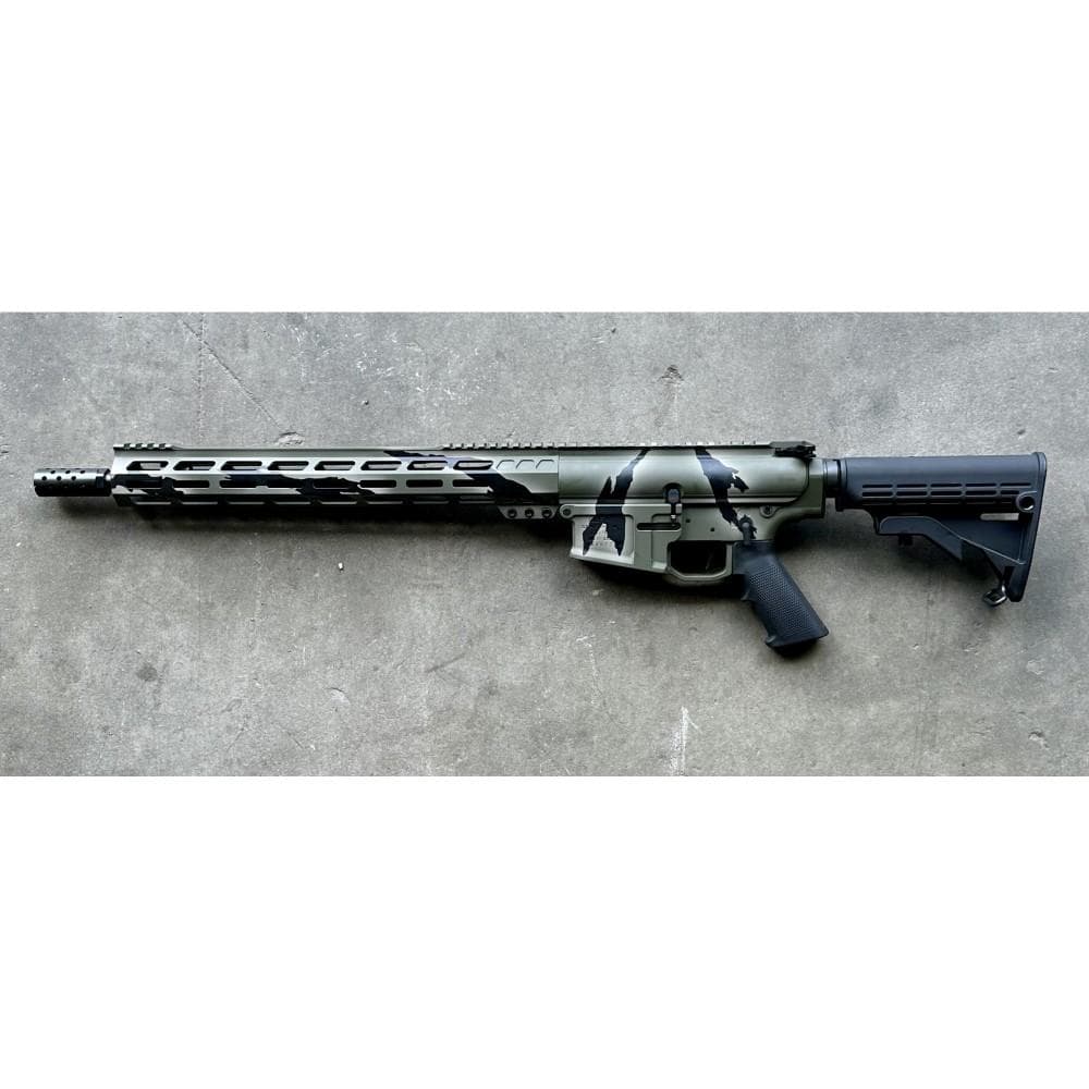 GLFA Tactical Pursuit Rifle .308 Win 10rd Magazine 16" Barrel Green Camo