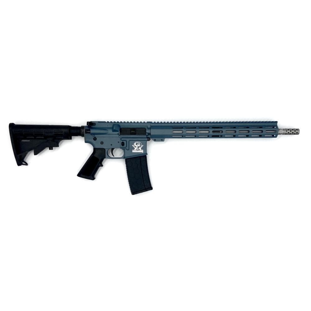 GLFA 223 Wylde Rifle .223 Wylde 10rd Magazine 16" Barrel Blue Titanium Cerakote CA Compliant