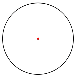 Swampfox Liberator II Mini Red Dot Sight Illum Black