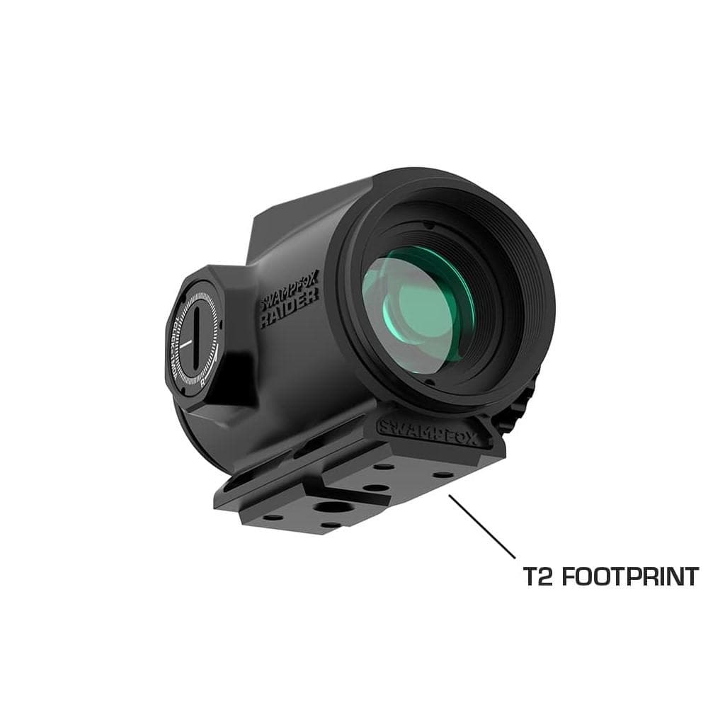 Swampfox Raider 1x20 Micro Prism Red BRC Reticle Black