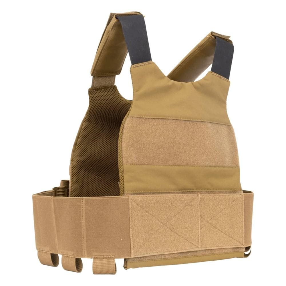Guard Dog Trakr Plate Carrier FDE with Front Placard