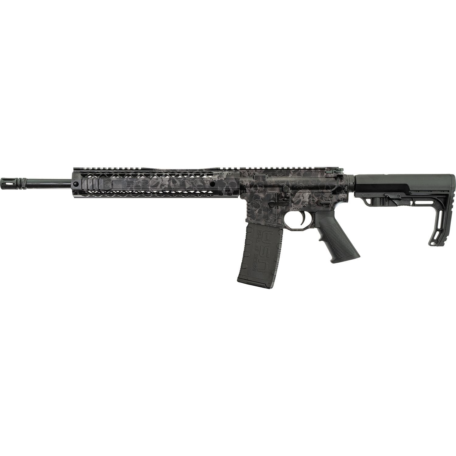Black Rain Ordnance Spec+ Black Skulls Crypt Rifle 5.56mm 30rd Magazine 16" Barrel