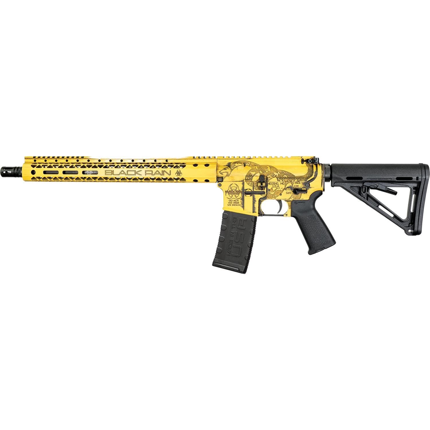 Black Rain Ordnance Spec+ Patriot Rifle 5.56mm 30rd Magazine 16" Barrel Gadsden Flag Finish