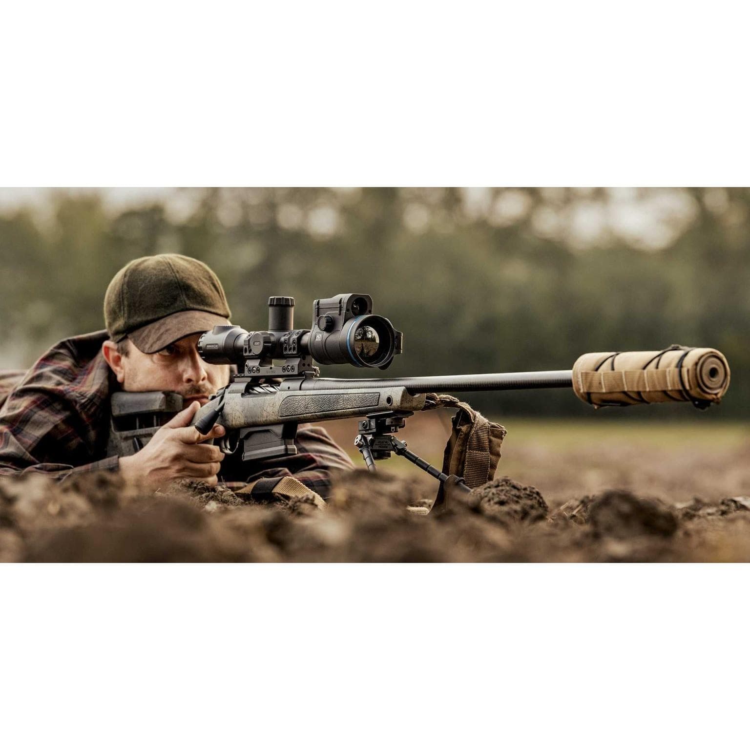 Pulsar Thermion 2 LRF XG60 Thermal Rifle Scope 4-24x60 with 30mm Cantilever Mount