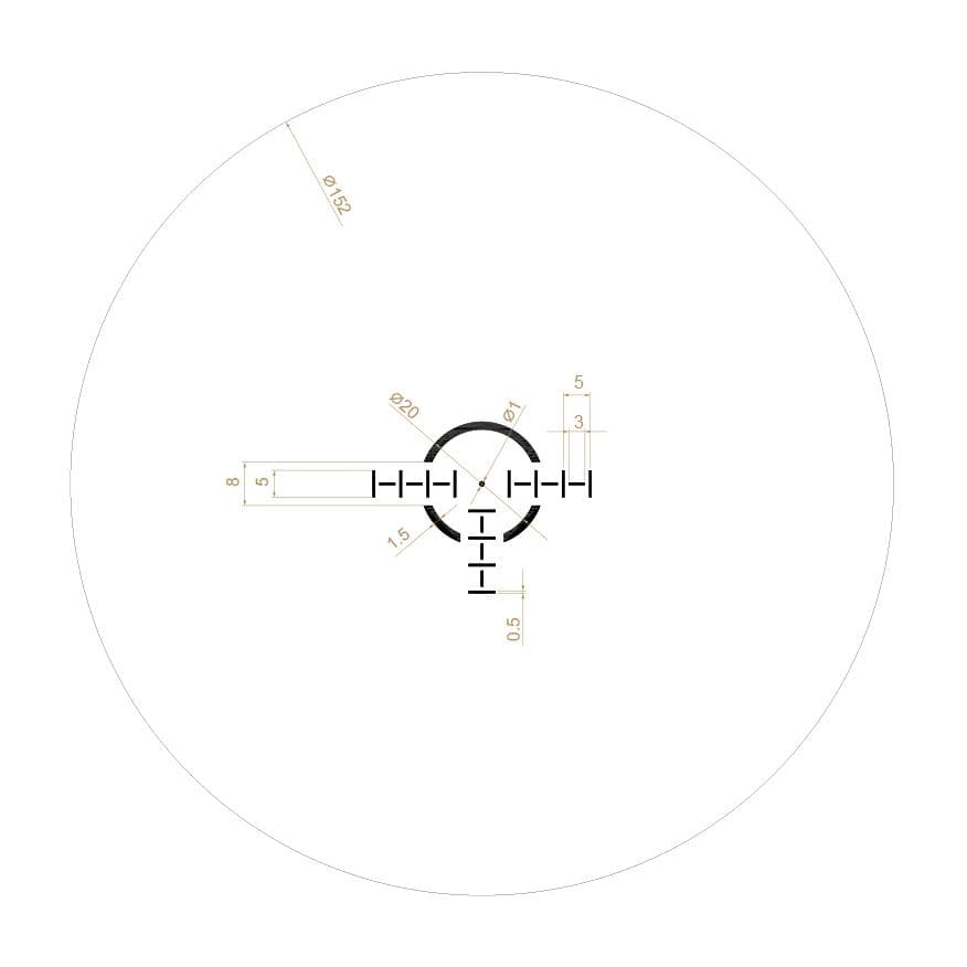 Riton 3 Tactix Tactical Rifle Scope 1-8x24 30mm SFP OT Illum - Black