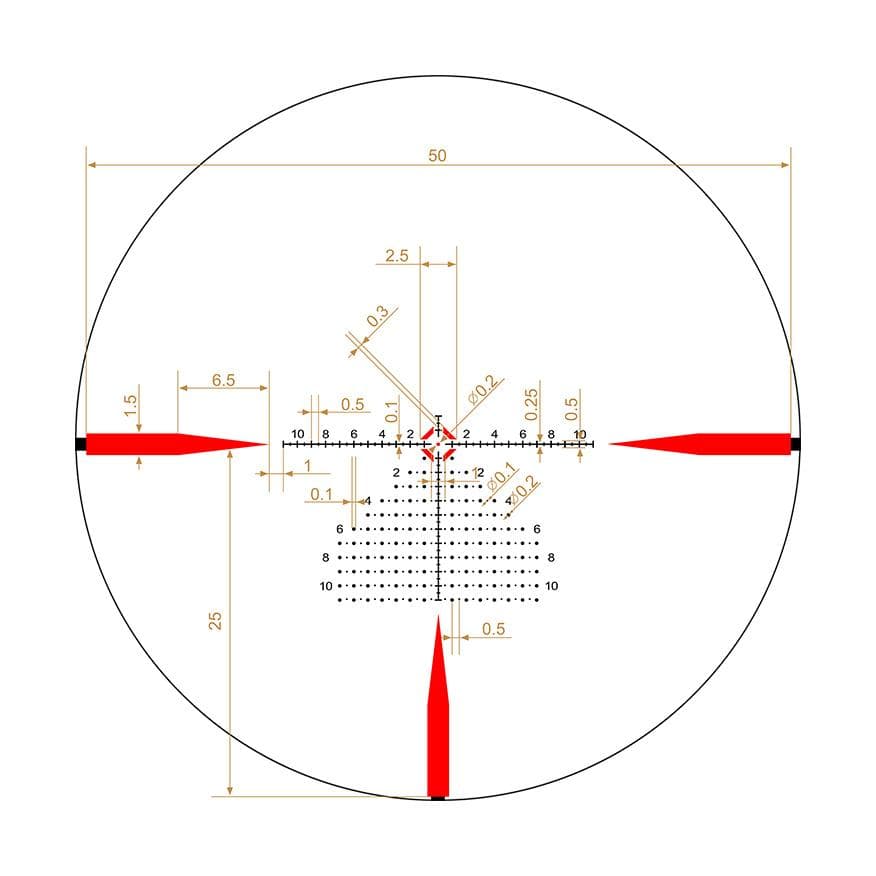 Riton 5 Tactix LPVO Rifle Scope 1-10x24 30mm FFP 30T MIL