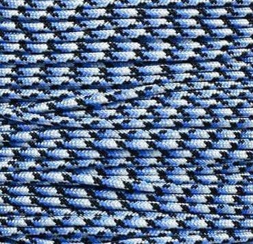 Mero 550 Paracord - 100' 550 lb Blue Snake Camo