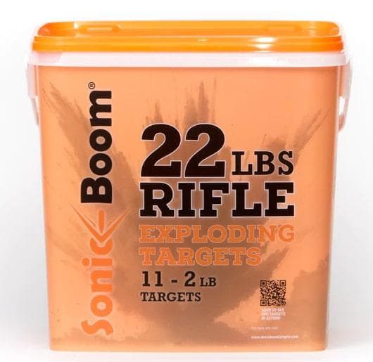 Sonic Boom 2lb Exploding Rifle Target 11/ct Bucket