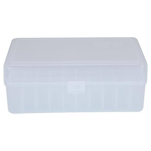 Berry's Mfg 411 Clear Ammo Flip Top Box Holds 50 Rounds - .45/70 Govt