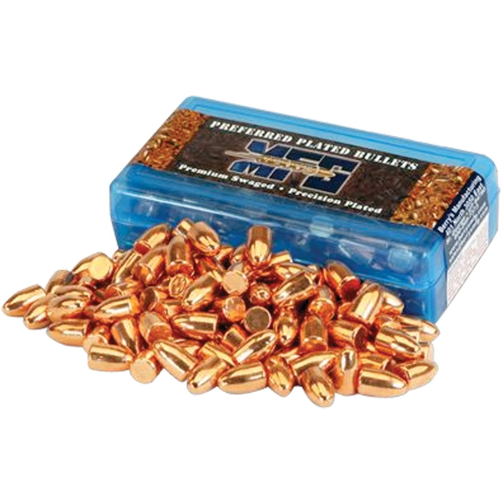 Berry's Superior Plated Pistol Bullets .380 cal .356" 100 gr RNFB 250/ct