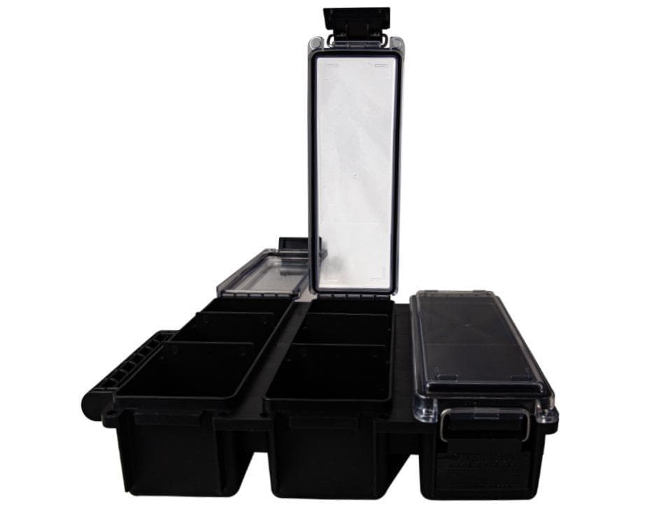 Berrys Ammo Can Tri-Can Utility Box - Black