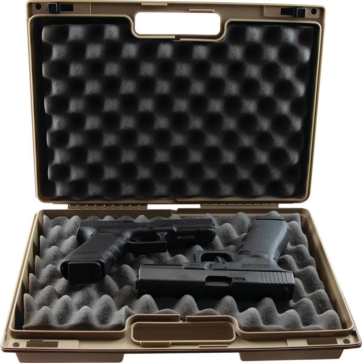 Berry's Double Pistol Case (Tan) L: 15" W: 10" H: 4"