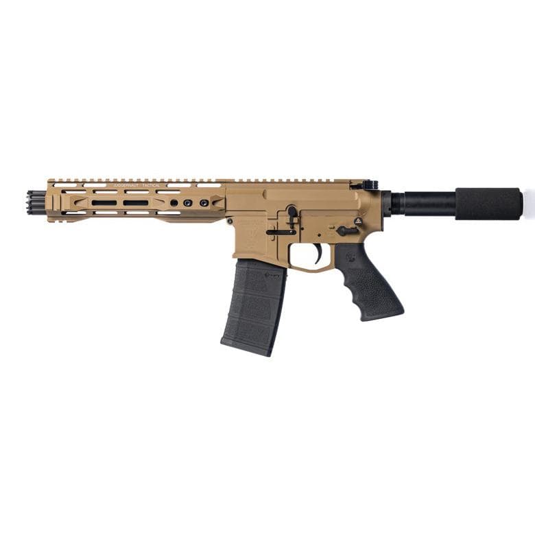 Juggernaut CA Roster AR-15 Handgun 5.56 10rd Magazine 8.5" Barrel Cerakote Magpul FDE