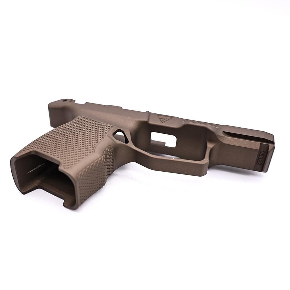 Juggernaut JT P365 Handgun Grip Module with Manual Safety Dark Bronze