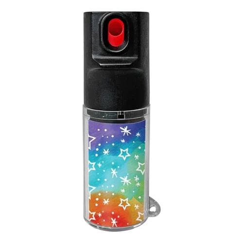 Mace Chameleon Pepper Spray Pink Stars Zebra