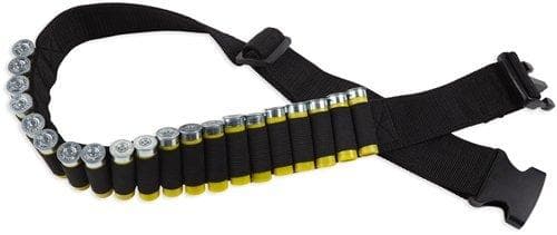 Adjustable shotgun ammo belt (holds 20 shells)