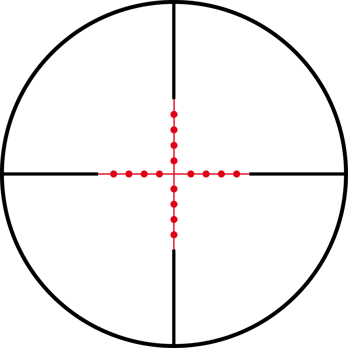 KONUSPRO AS34 Rifle Scope - 2-6x28mm 34mm SFP Engraved/Illum Mil-Dot Black Matte