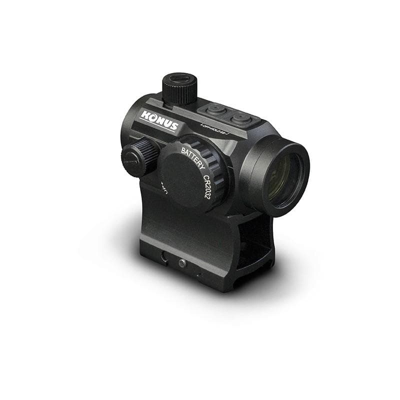 Konus Sight-Pro Nuclear Red Dot Dual Riser - Dual Illum Red/Green Dot - Matte