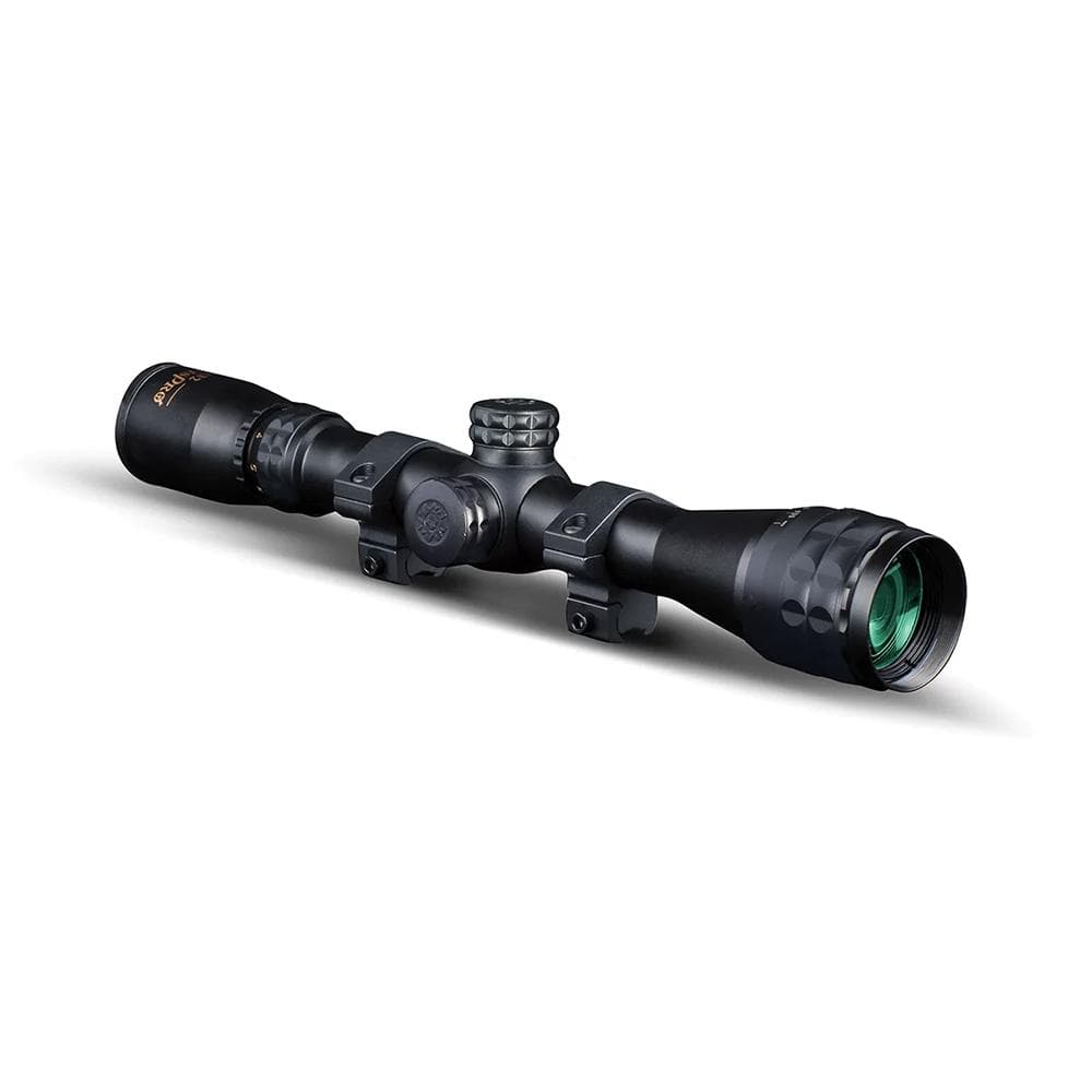 KonusPro Rifle Scope w/ Rings- 3-9x32mm AO Zoom Matte Black