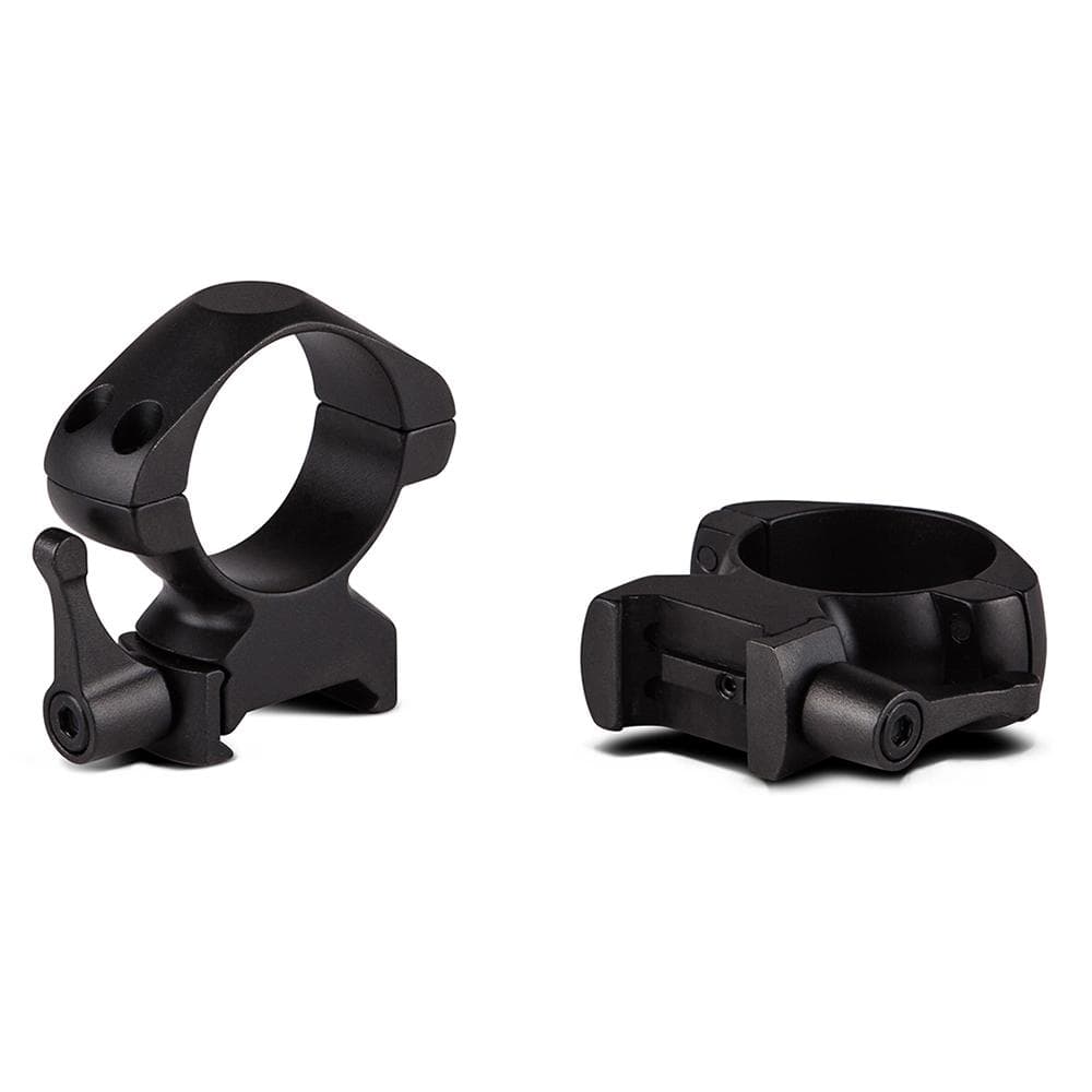 Konus 2-Piece Steel Riflescope Rings With Quick Release Lever 30mm High Matte Black