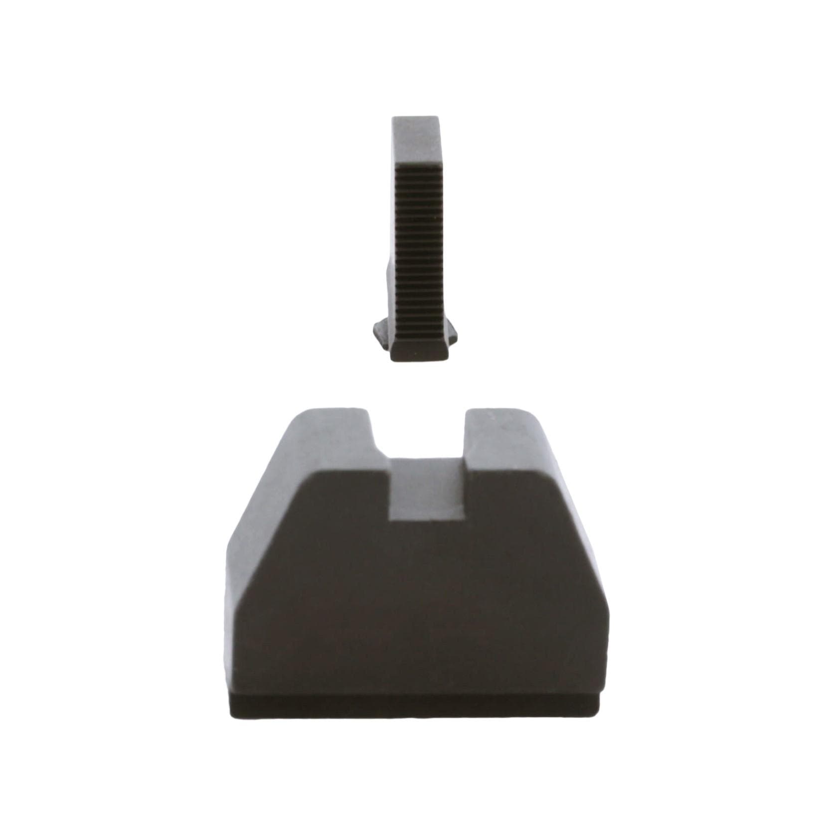 Ameriglo 8XL Tall Black Serrated .475 Front Flat Black .578 Rear Handgun Sight Glock
