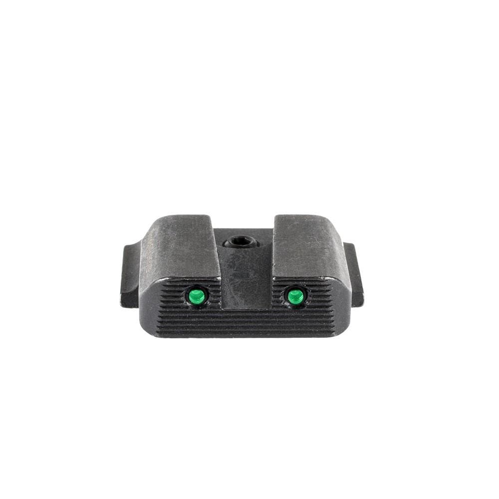 Ameriglo 2-Dot Tritium Rear Handgun Sight for S&W M&P (Excludes .22/.380/Shield/EZ/Pro) Green with Black