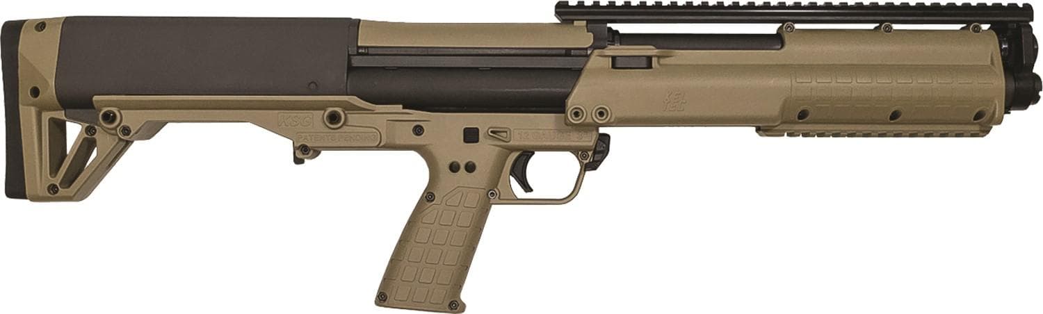 Kel-Tec KSG SHOTGUN 18.5" BRL 2-3/4" 12GA TAN (Sights Not Included)
