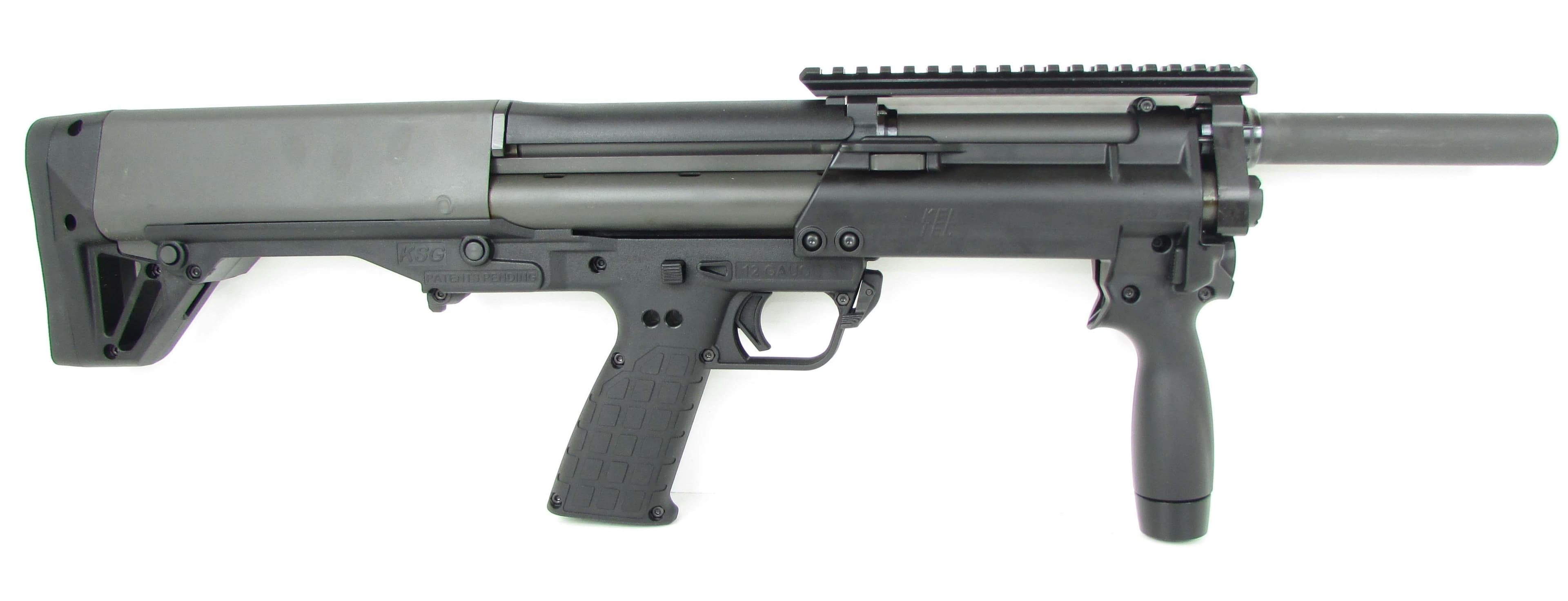 KSG COMPACT 18.5" BRL 2-3/4" 12GA W/GRIP LIGHT BLACK