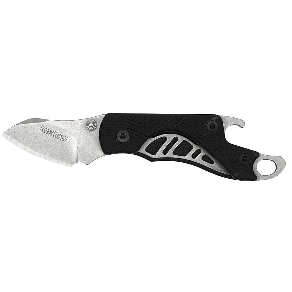 Kershaw Cinder Multi-Tool Folding Knife 1-2/5" Drop Point Blade Black Fishbowl Display 36/ct