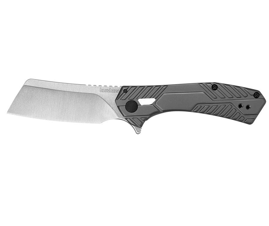 Kershaw Static Knife with Flipper Open / Stainless Steel Handle - 2-4/5" Blade