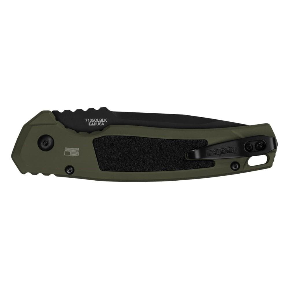 Kershaw Launch 16 Automatic Folding Knife 3-1/2" Tanto Blade Black Olive