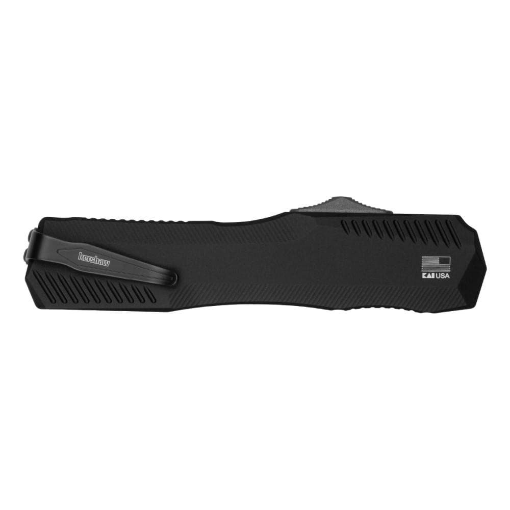Kershaw Livewire Automatic Knife 3-3/10" Tanto Blade Black