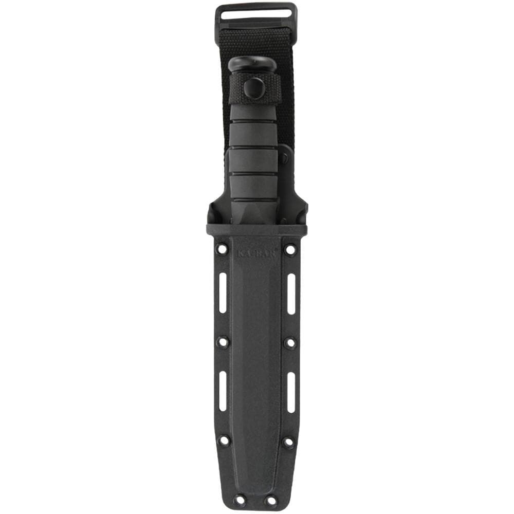 Ka-Bar Ka-Bar Fixed Knife 7" Clip Point Blade Black with Sheath