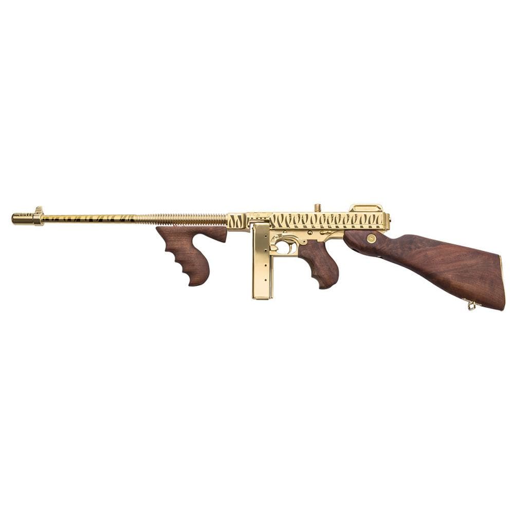 Auto Ordnance 1927A-1 Deluxe Carbine Rifle .45 Cal 20rd (1) & 50rd (1) Magazines 16.5" Barrel Gold Tiger Stripe