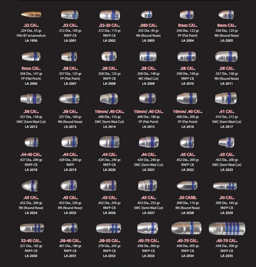 Lightning Ammo Lead Cast Handgun Bullets .38 Cal .358" 158 gr RNFP-CB 100/ct Box