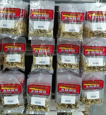 Lightning Ammo Reman. Cleaned & Polished Brass .45 ACP 100/ct Bag(Mixed Primer Size)