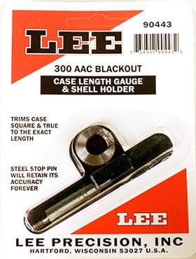 Lee Case Length Gage and Shell Holder .300 AAC Blackout