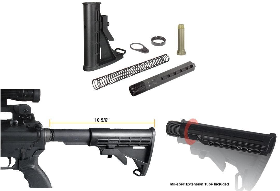 Leapers UTG PRO Made in USA 6-Position Mil-spec Stock Assembly