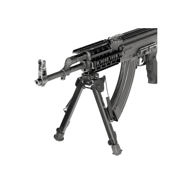 Leapers UTG Super Duty Bipod with QD Lever 8"-12.8" Black