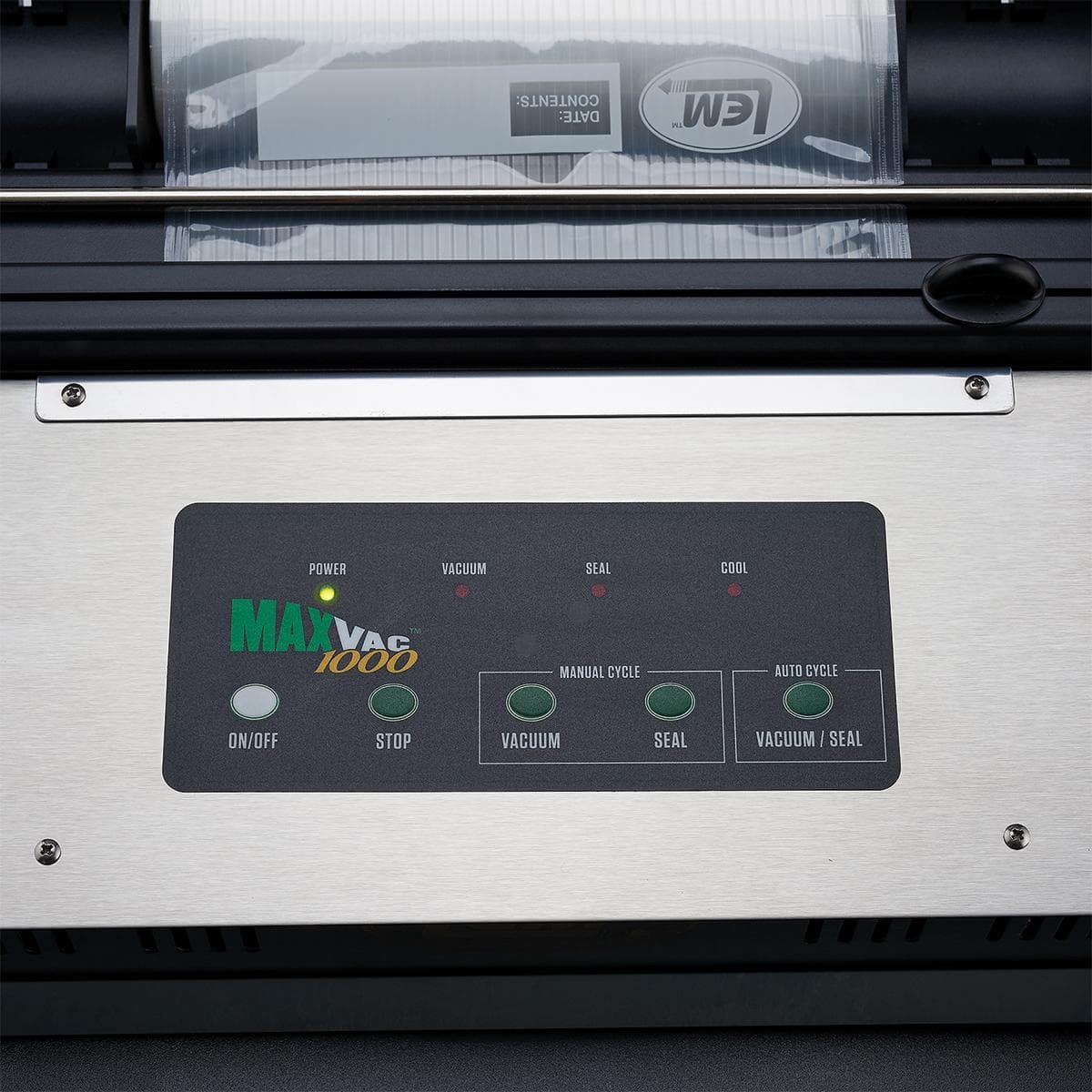 LEM Products MaxVac 1000 Vacuum Sealer w/Bag Holder & Cutter