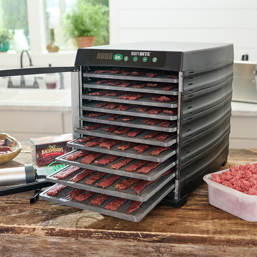 LEM MightyBite 10-Tray Plastic Dehydrator
