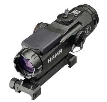 BLEMISHED Leupold Mark 4 HAMR Rifle Scope (Incl. Flat Top Mount) - 4x24mm CM-R2 Illum. Reticle Matte