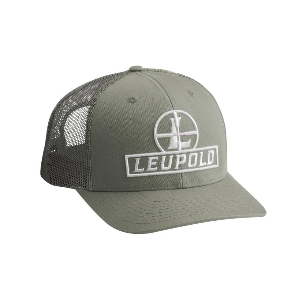 Leupold Reticle Trucker Hat Loden Green