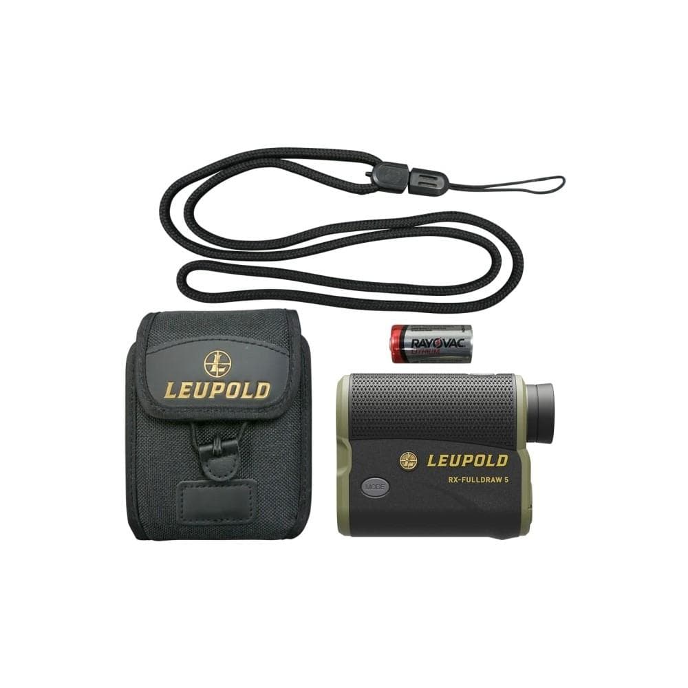 Leupold RX-FullDraw 5 Rangefinder with DNA Black/Green OLED