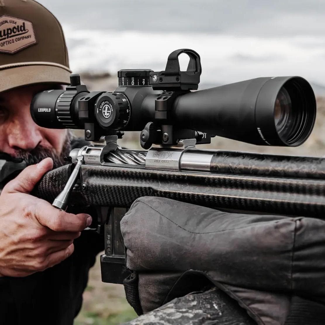 Leupold Mark 4HD Rifle Scope 4.5-18x52 34mm FFP M1C3 Side Focus PR1-MOA Illum Black